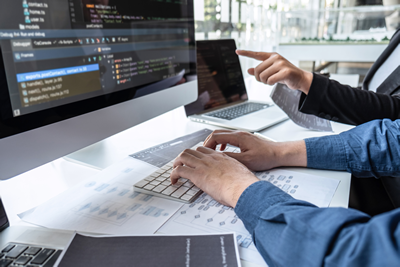 Custom web development planning